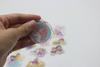 Custom Kids Cartoon Princess Gel Window Jelly Sticker