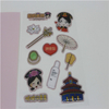 Wholesale Cartoon Dome Clear Resin 3D Custom Epoxy Sticker 