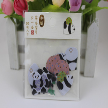 Custom Japanese Waterproof Panda Sticker Vinyl Printing Unique Die Cut Sticker Packs