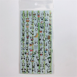 Chinese Panda Bamboo Kid Stickers