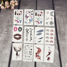 Self Adhesive Body Sex Intimate Unicorn Tattoo Sticker