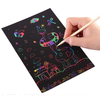  China Eco-friendly Hot Creative DIY 50 Piece Rainbow Scratch Paper