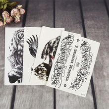 Black And White Waterproof Body Kids Tattoo Sticker Cover Ups