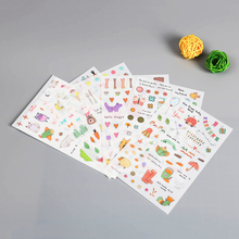 Waterproof Fresh Illustration Style Sticker Collage Kid Sticker