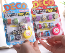 Masking Paper Deco Glitter Gift Tape Set 