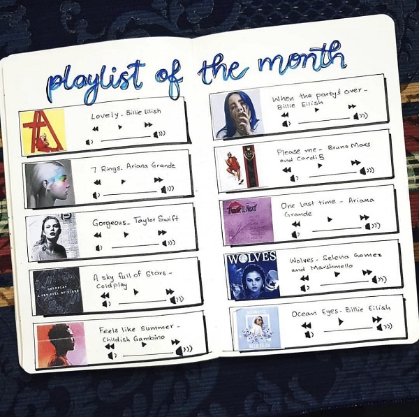 Scrapbook music part