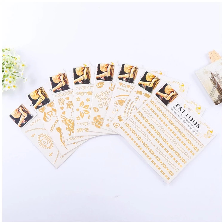 Best gold tattoo sticker wholesale Supplier