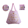 Boguang Wholesale Custom Recycle Foldable Shopping 190T Polyester Folding Tote Bag