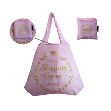 Boguang Wholesale Custom Recycle Foldable Shopping 190T Polyester Folding Tote Bag