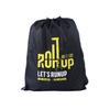 Travel Printing Reflective Shopping Clear Polyester Drawstring Bag