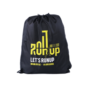 Travel Printing Reflective Shopping Clear Polyester Drawstring Bag