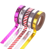 Adhesive Colorful Silver Gold Foil Paper Masking Tape
