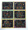 16K Large Scratch Drawing Paper Coated Card For Children