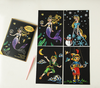 BOGUANG Magic Colorful Scratch Postcard Painting Doodle Creative Gifts for Kids