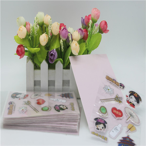 Wholesale Cartoon Dome Clear Resin 3D Custom Epoxy Sticker 