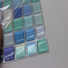 Custom Square Crystal 3D Epoxy Resin Sticker 