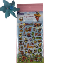 EDL-P104 Decorative Vegetables Cartoon Kids Puffy Sticker