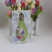 Colorful Bulb Series Picture Flocking Reflet Sticker Packs