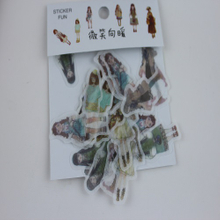 Hot Sale DIY Diary Notebook Decorative Lovely Girl Sticker