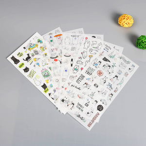 Wholesale Cat Bear Animals Kid Tool Sticker Art