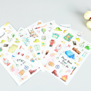 Cute Waterproof Girl Sticker Company Kid Sticker