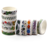 Adhesive Colorful Flower Ink Print Paper Masking Tape