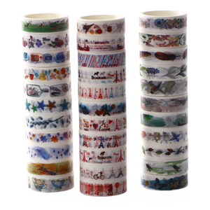 Cheap Adhesive Cute Decoration Ink Paper Masking Tape Set