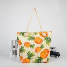 China Interesting Customized Pineapple Canvas Bag