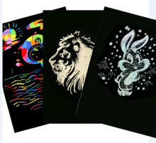 China Funny Scratch Paper Combo Art Set for Kids