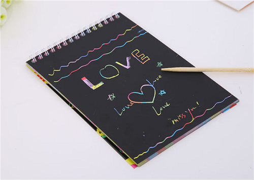 DIY cartoon scratch painting book manufacturer