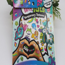 Removable Die Cut Temporary Tattoo Paper Custom Sticker Book for Kids