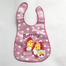 Custom Lovely Easy Wash Soft Safe Antibacterial Polyester Baby Bib BG-BB04